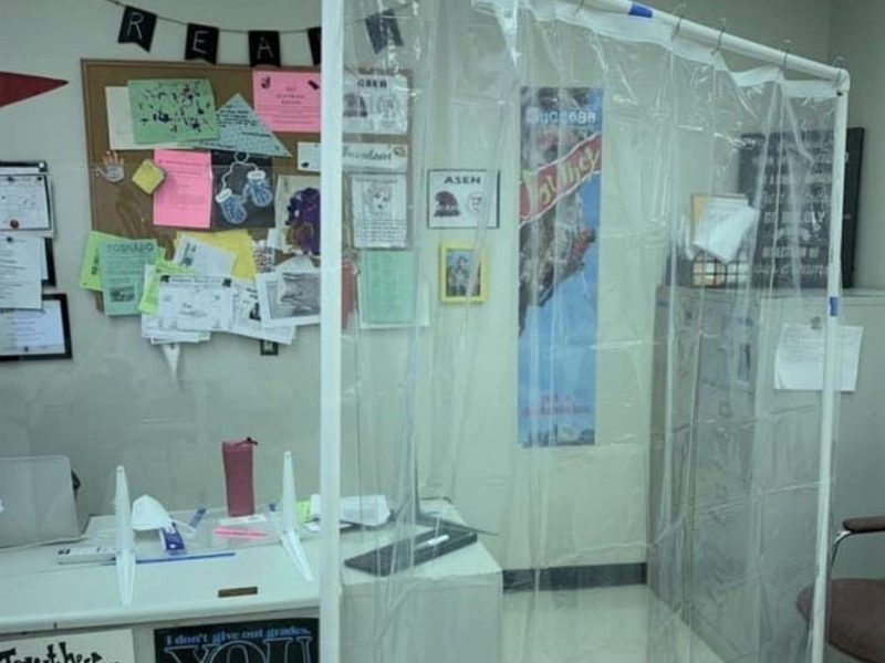 teacher desk shield