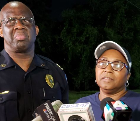 Duval Schools Police Chief Michael Edwards and Supt. Diana Green