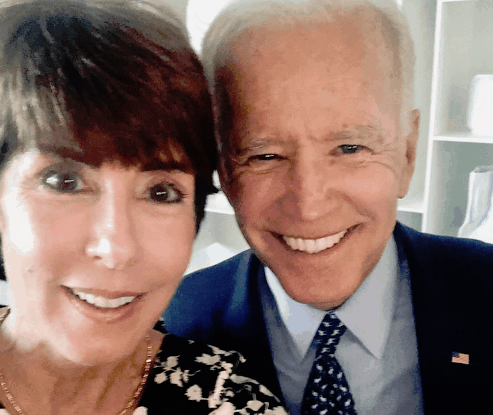 President Joe Biden and Congresswoman Gwen Graham