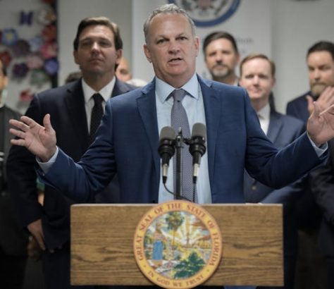 Florida Education Commissioner Richard Corcoran calls opposing efforts to 