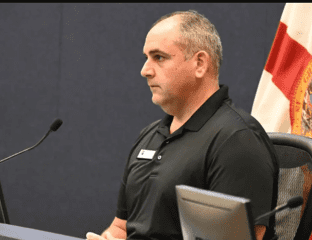 School Board member Cheryl Massaro has been displeased with Will Furry’s role as chair. But her criticism Tuesday missed the mark. (© FlaglerLive)