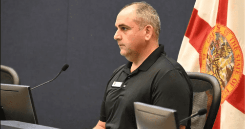 School Board member Cheryl Massaro has been displeased with Will Furry’s role as chair. But her criticism Tuesday missed the mark. (© FlaglerLive)