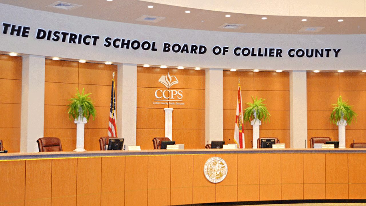 Collier County School District created a hostile environment for students when it removed books related to LGBTQ+ and racial issues or written by LGBTQ+ or non-White authors, a complaint filed with OCR alleges. Retrieved from Collier County Public Schools.